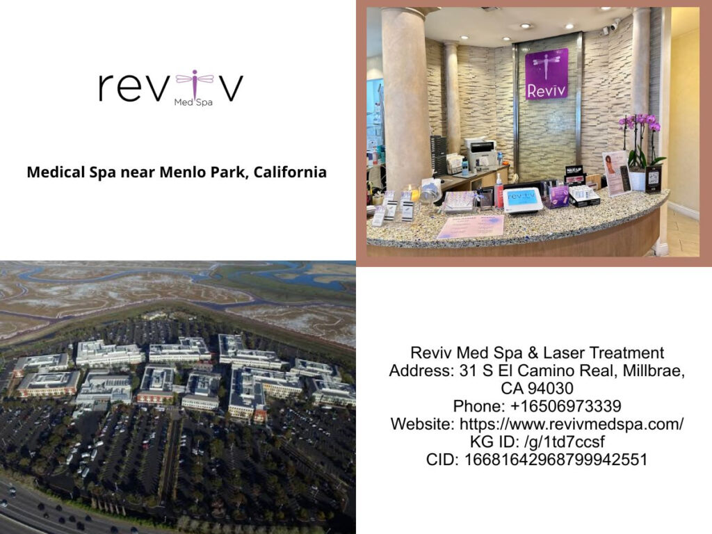 Medical Spa near Menlo Park, California — Reviv Med Spa location, address, hours and directions
