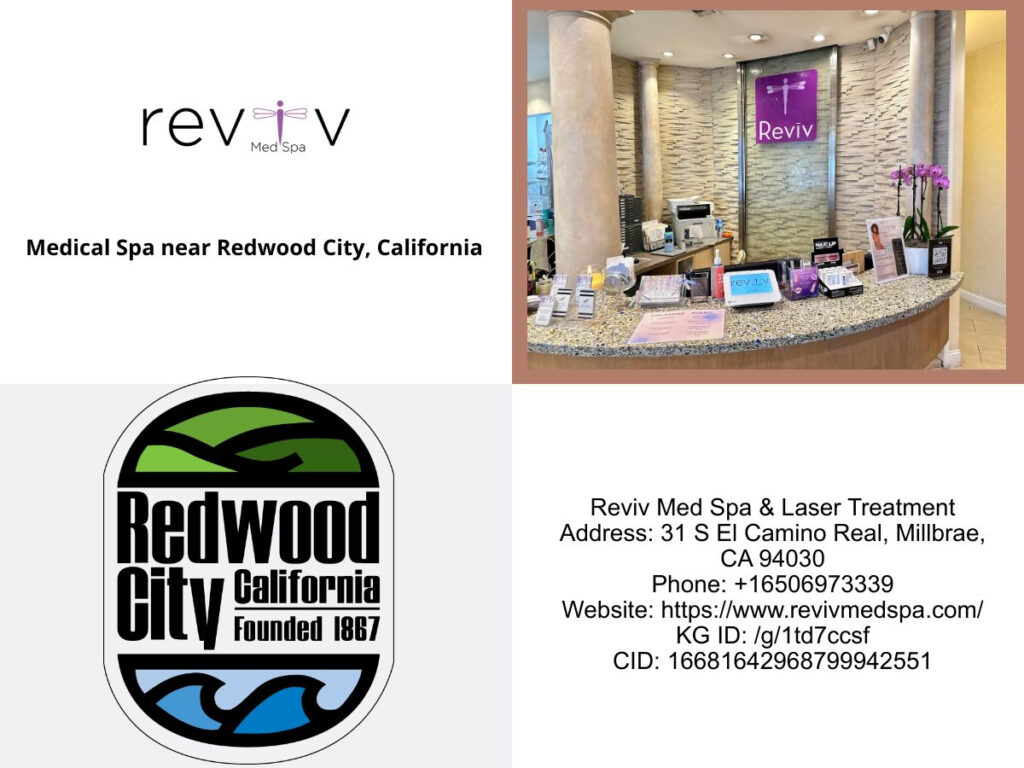Medical Spa near Redwood City, California — Reviv Med Spa location, address, hours and directions