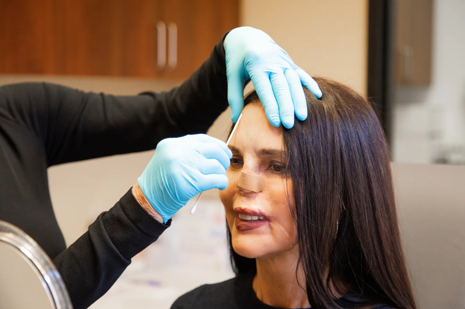 A facial treatment at Reviv Med Spa, Millbrae